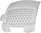 Electrolux XXL vacuum cleaner filter cover, white