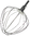 Kenwood Chef whisk 9 wire Ø113mm (AW20011057)