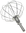 Kenwood Chef whisk 9 wire Ø113mm (AW20011057)