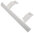 Electrolux EJ/ERF fridge handle, white
