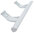 Electrolux EJ/ERF fridge handle, white