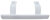Electrolux EJ/ERF fridge handle, white