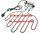 Opa Muurikka grill heating element assenbly 2200W