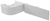 Samsung fridge top hinge decoration white, left