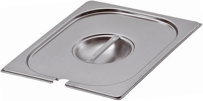 GN lid 2/3 stainless steel (spoon slot)