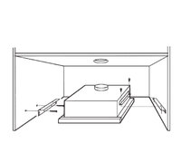 Savo cooker hood wall mounts P-2105/ 2106-W