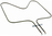 AEG Electrolux oven bottom heating element 1000W 230V (G358570)