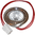 Savo cooker hood lamp body 8000-Sarja (133.0017.060)