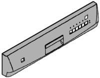 Rosenlew RW5530X / Zanussi ZDF501X tiskikoneen ohjauspaneeli