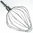 Kenwood Major INOX whisk, 12mm axle (KW717152)