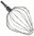 Kenwood Major yleiskoneen rosterivispilä, 12mm akseli (KW717152)