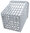 Dishwasher cutlery basket 113x113x130mm