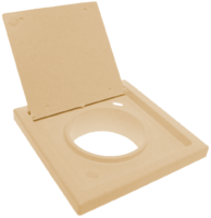 Air output flap, Beige