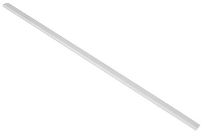 Electrolux glass shelf white plastic trim 488mm
