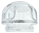 AEG Electrolux oven lamp glass, round