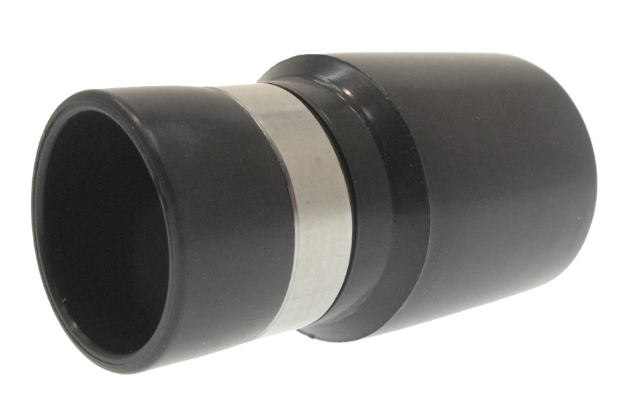 Central vacuum cleaner hose wall connector