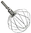 Kenwood Chef steel whisk (KW717151)