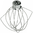 Kenwood MX steel whisk