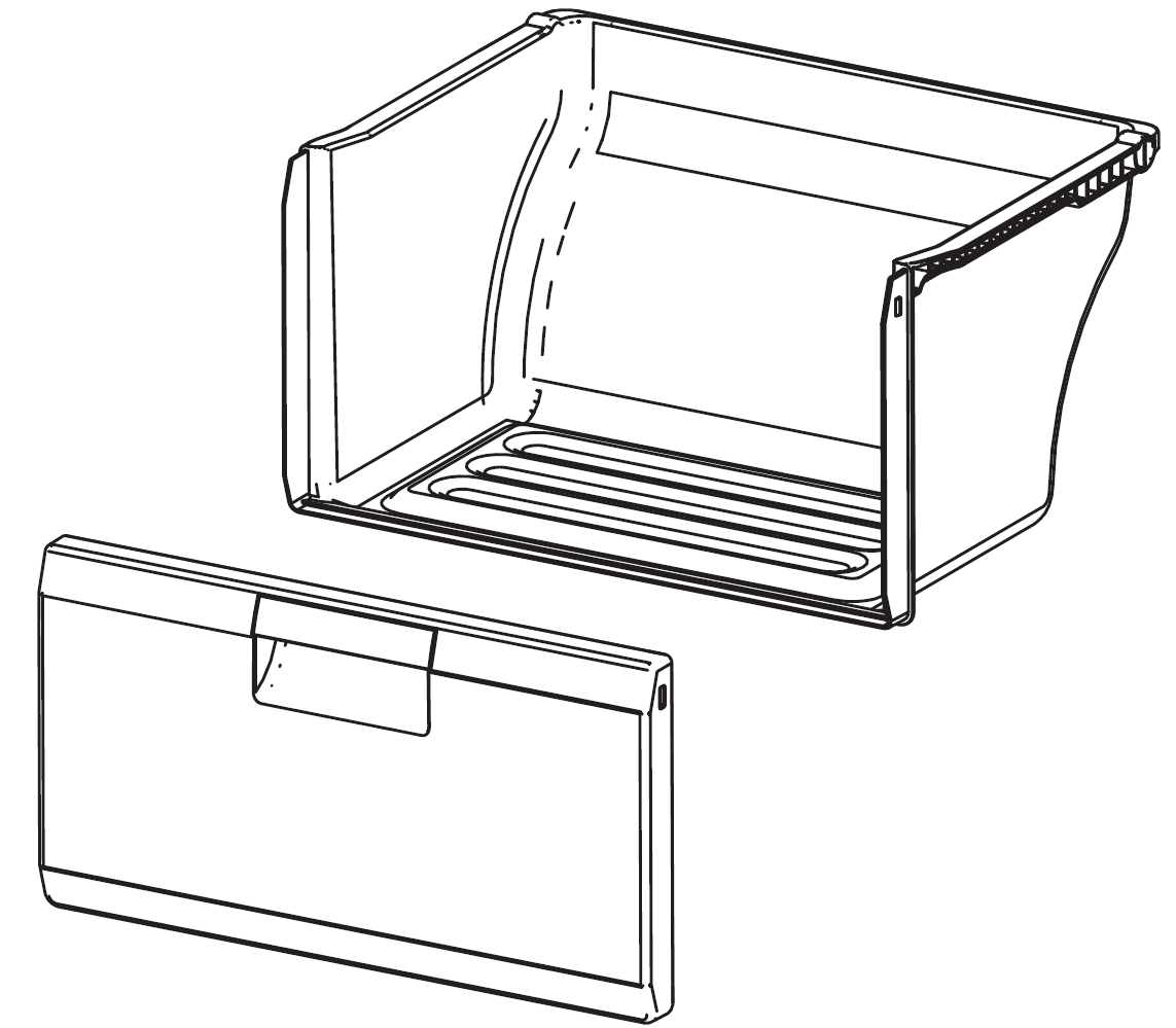 samsung refrigerator parts drawer
