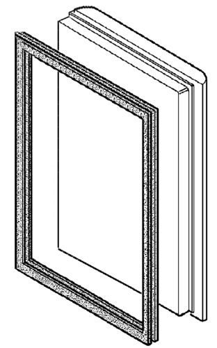 AEG Rosenlew freezer door S73400 RJP3540 140253167435
