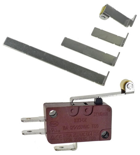 Mikrokytkin käyttövivuilla 16A 250V Mikrokytkin käyttövivuilla 16A 250V