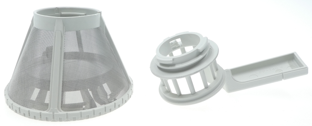 Genuine HOTPOINT Dishwasher Micro Filter Mesh 2 Piece BC20 BF271 DC25 DC26 | UK - View #9