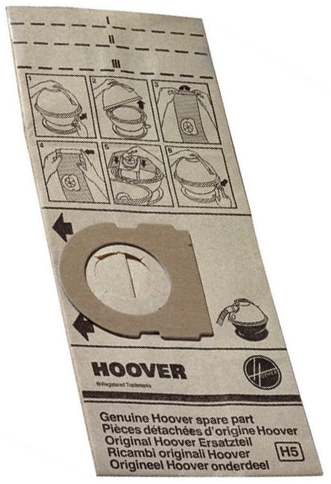 Hoover H5 vacuum cleaner dust bags 5kpl 09178484