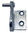 Electrolux left hand upper door hinge