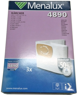 Kärcher dust bags (Menalux 4890)