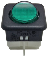 Switch with green indicator light