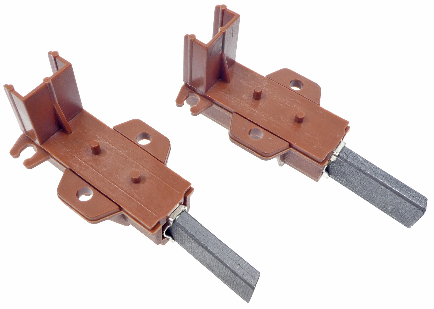 Kit Kohlebürsten Paar (2 Stück) Mit Halter - Ersetzt Indesit C00196539