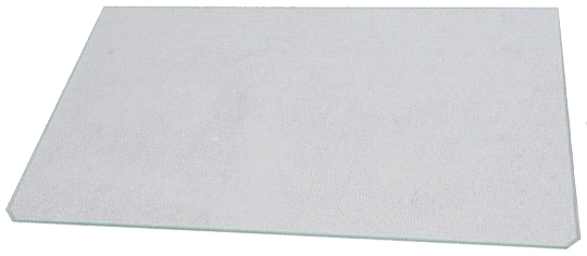 Electrolux ER fridge bottom glass shelf 296 x 469mm