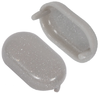 AEG fridge handle plugs, grey 2230415305