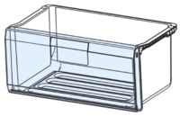 Samsung fridge upper vegetable drawer