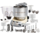 Ankarsrum Original AKM6220B Total mixer, Creme (2300106)