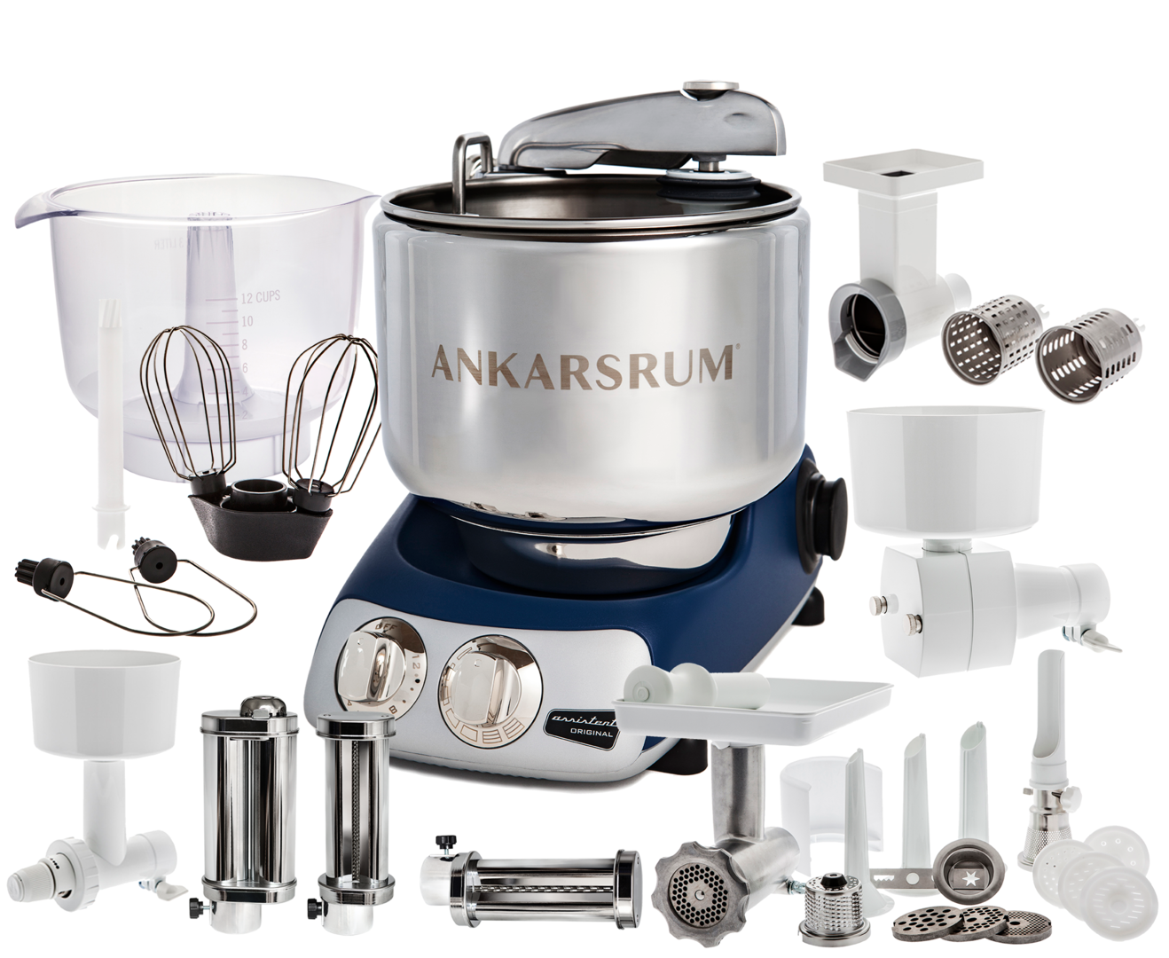 Ankarsrum Original AKM6220RB Total mixer, Royal blue (2300108) fhp.fi