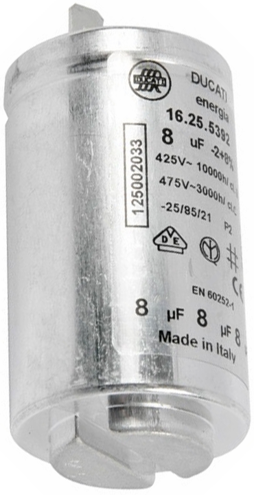 AEG Electrolux dryer start capasitor 8µF(H410360)