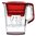 Electrolux AquaSense water filter jug, Red