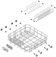 Samsung dishwasher bottom basket DW-FG520