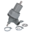 Electrolux / Zanussi Lower wash arm assembly support (048819)