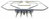 Bosch oven top heating element 2800W (R308270)