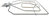 Bosch oven top heating element 2800W (R308270)