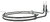 Gorenje oven ring heating element 2200W 230V (258967)
