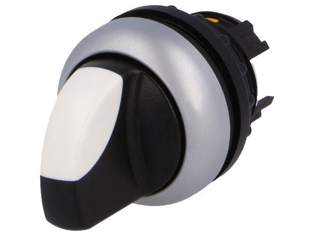 EATON  rotary; 3-position; 22mm; white-black