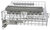 Bosch Siemens dishwasher upper basket 00770441