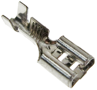 Abiko - connector 6,35mm, nickel steel