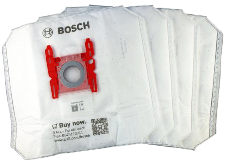 8 Pack Bosch Original Microfibre Type G ALL Dust Bags BBZ41FGALL 