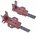 Whirlpool / Indesit motor carbon brushes C00196544