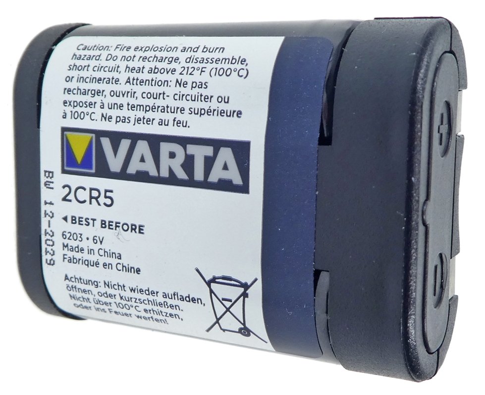 Settle Påstået Bil Varta 2CR5 lithium-battery 6V - fhp.fi - appliance spare parts