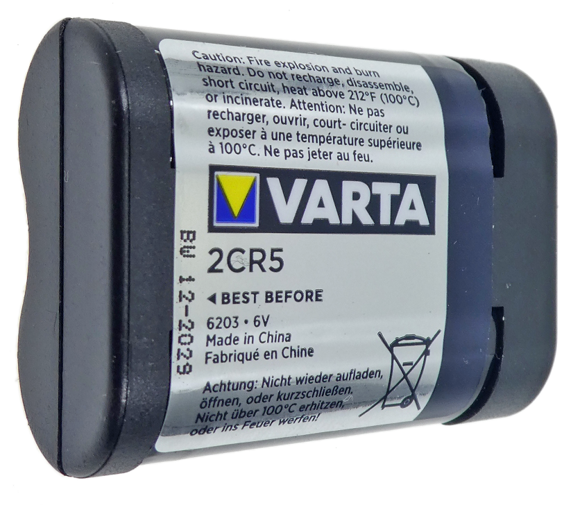 Varta 2CR5 litium-paristo 6V - fhp.fi - Kodinkoneiden varaosat